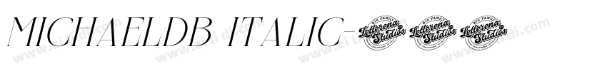 MichaelDB Italic字体转换 MichaelDB Italic字体转换